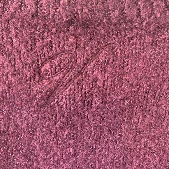 Victoria’s Secret Purple fuzzy “love” rhinestone sweater size M - Picture 5 of 8